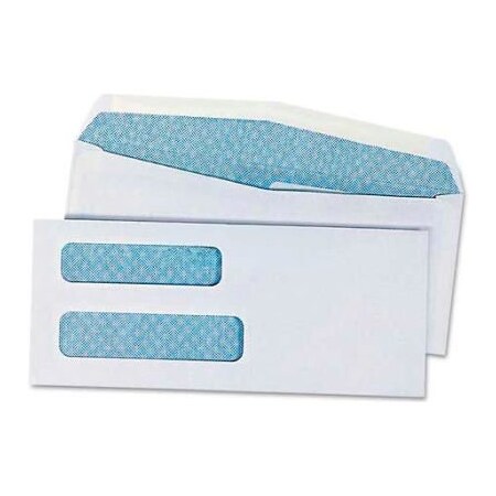 United Stationers Supply Universal¬Æ Double Window Business Envelopes, #8, 8-5/8"W x 3-5/8"H, White, 500/Pack UNV36300
